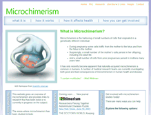 Tablet Screenshot of microchimerism.org